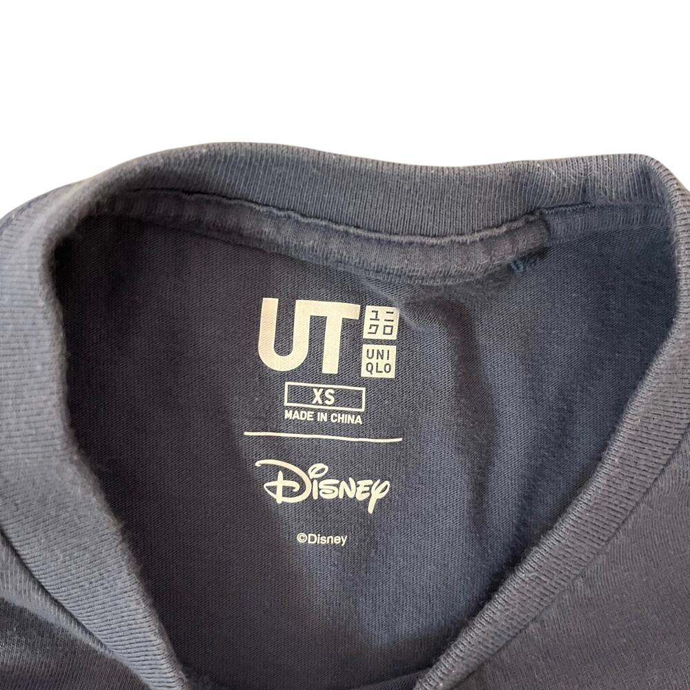 Uniqlo Disney Mickey Mouse Balloon‎ Graphic Tee Blue Cotton Casual Size XS - Picture 5 of 8